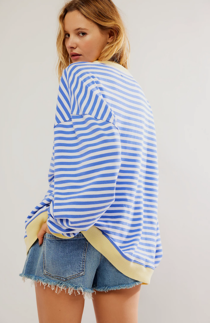 SANNE™ | GESTREEPTE OVERSIZED-PULLOVER