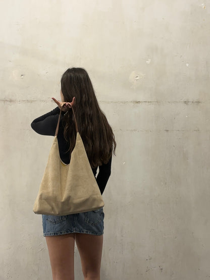 EVA™ | LEREN SUEDE TOTE TAS